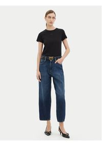 Pinko - PINKO T-Shirt Bussolotto 100355 Czarny Regular Fit. Kolor: czarny. Materiał: bawełna #2