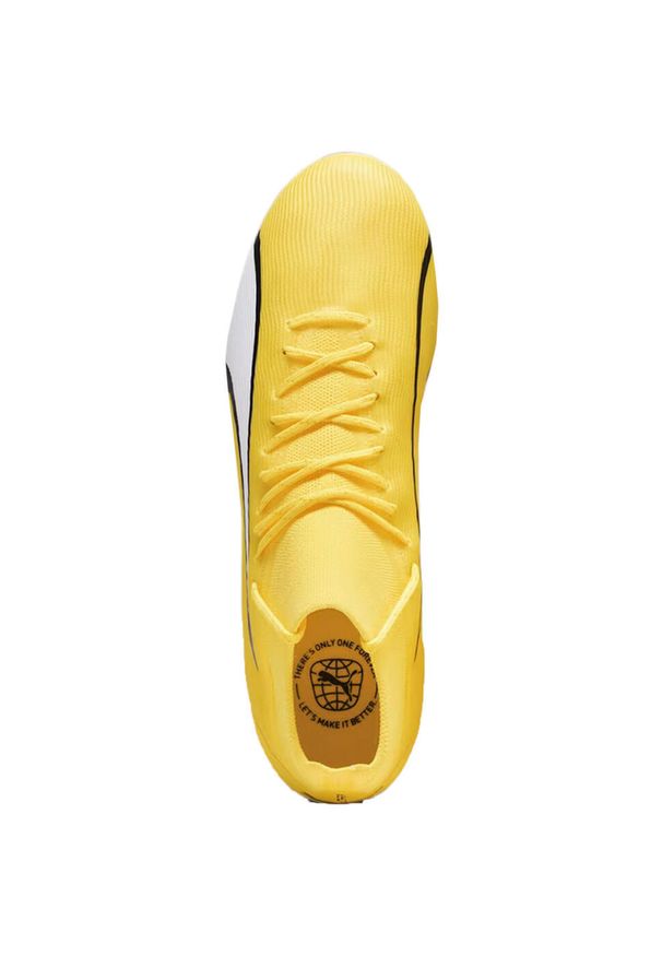 Buty do piłki nożnej męskie Puma Ultra Pro FG/AG. Kolor: żółty, biały, wielokolorowy, czarny. Materiał: syntetyk. Sport: piłka nożna