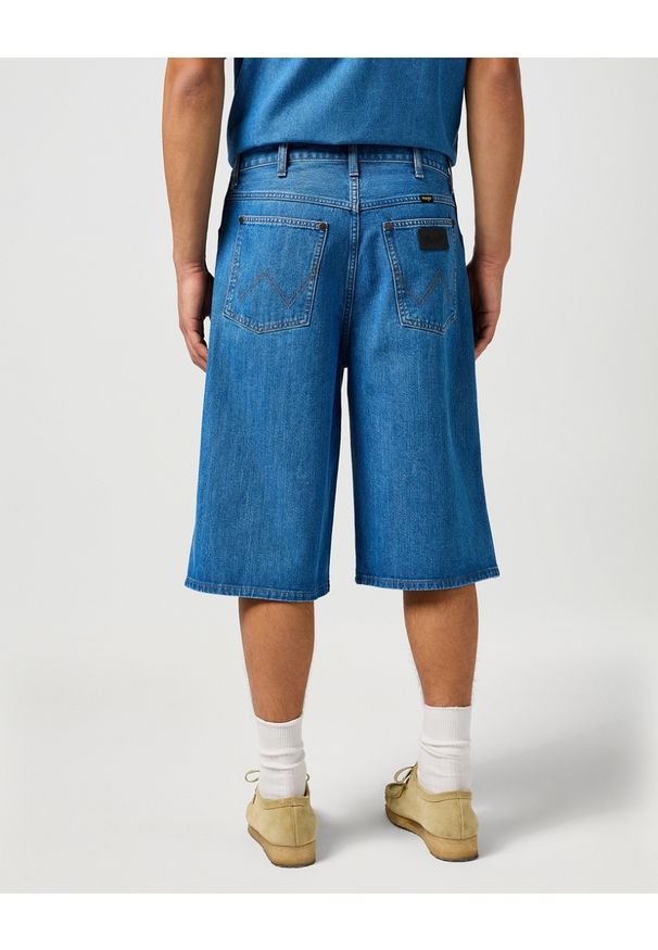 Wrangler - MESKIE SPODENKI WRANGLER JORT SHORTS MID STONE 112362509