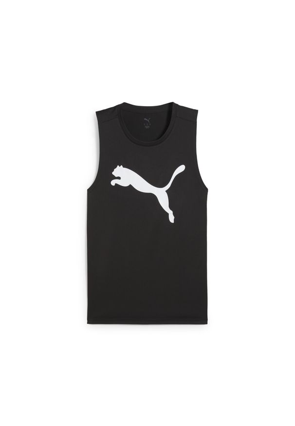 Puma - Męska koszulka bez rękawów TAD ESSENTIALS PUMA. Kolor: czarny. Długość rękawa: bez rękawów. Sport: bieganie, fitness