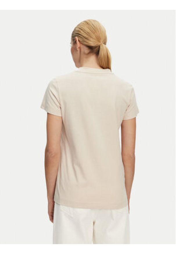 Pinko - PINKO T-Shirt Start 101752 A2CT Beżowy Regular Fit. Kolor: beżowy. Materiał: bawełna