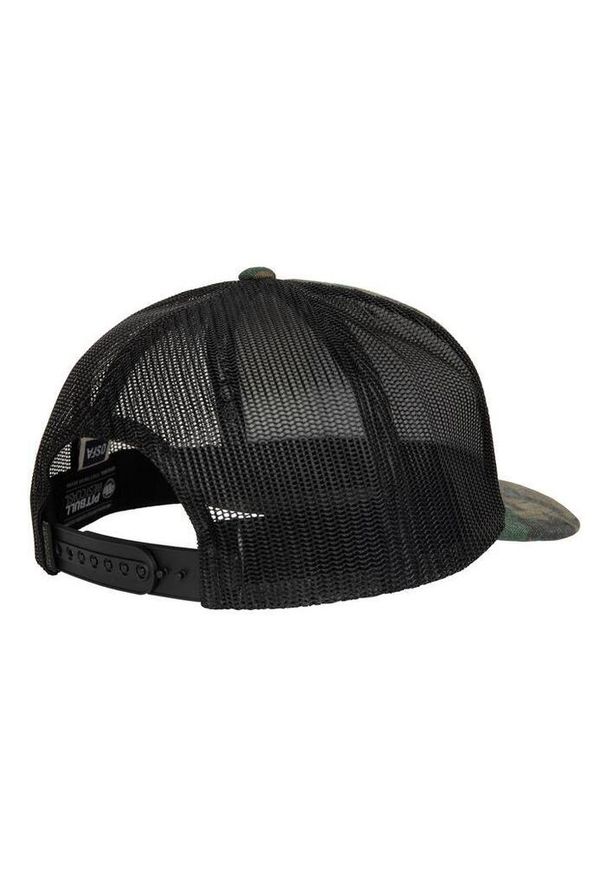 PITBULL - Czapka męska Pitbull Snapback Camo Trucker Blood Dog. Kolor: zielony, wielokolorowy, brązowy