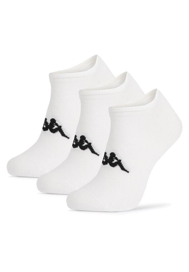 Kappa Skarpety niskie Z4441 AW24 (3-PACK) Biały. Kolor: biały. Materiał: bawełna
