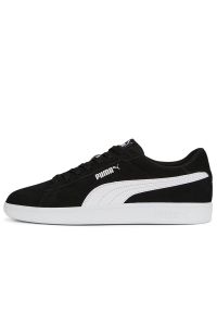 Buty męskie Puma Smash 3.0 39098401 - czarne. Kolor: czarny. Materiał: guma, skóra, zamsz. Szerokość cholewki: normalna. Sport: tenis #1