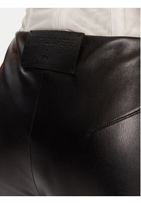 Patrizia Pepe Spodnie skórzane 8P0757 E005 Czarny Regular Fit. Kolor: czarny. Materiał: syntetyk #3
