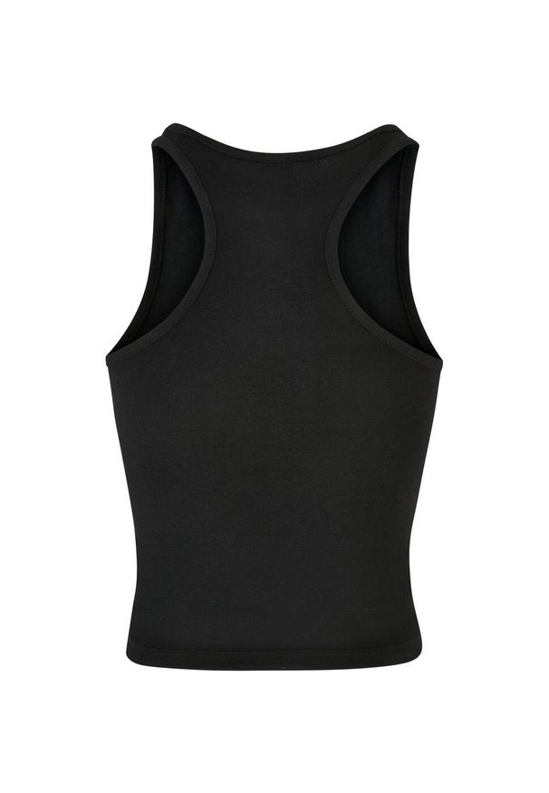 BUILD YOUR BRAND - Damski Bezrękawnik Typu Racerback. Kolor: czarny. Długość rękawa: bez rękawów