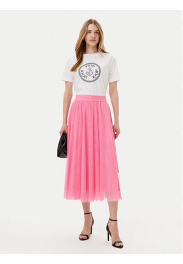 JOOP! T-Shirt 58 252JE58Tonia 30046219 Biały Regular Fit. Kolor: biały. Materiał: bawełna