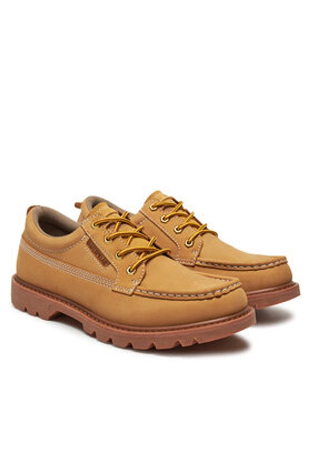 CATerpillar Półbuty Colorado Moc Toe Low P726123 Żółty. Kolor: żółty. Materiał: skóra