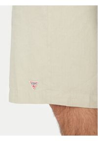 Guess Szorty materiałowe F5GD00 WH4J0 Zielony Regular Fit. Kolor: zielony. Materiał: bawełna #3
