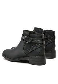 Clarks Botki Maye Strap 261680754 Czarny. Kolor: czarny. Materiał: skóra, nubuk