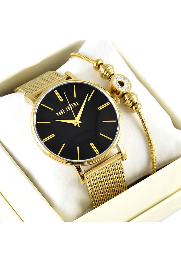 Zestaw damski zegarek Paul Lorens JULIE 10401B-1D1 + bransoletka