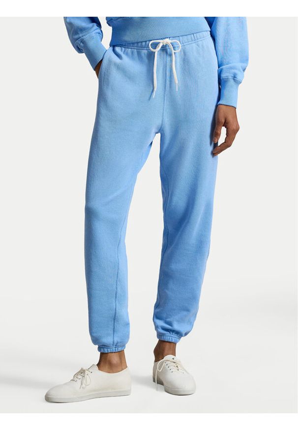 Polo Ralph Lauren Spodnie dresowe 211971694503 Niebieski Tapered Fit. Kolor: niebieski. Materiał: bawełna