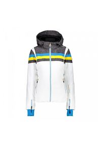 Kurtka narciarska damska CMP Woman Jacket CMPKUN0063. Kolor: biały. Materiał: materiał, syntetyk. Technologia: Thinsulate. Sport: narciarstwo