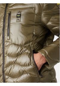 Blauer Płaszcz zimowy Impermeabile 25WBLUK03068 Zielony Regular Fit. Kolor: zielony. Materiał: syntetyk. Sezon: zima #6