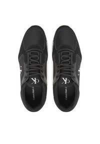 Calvin Klein Jeans Sneakersy Retro Runner Sock Lace Up Ny-Su YM0YM01326 Czarny. Kolor: czarny. Materiał: materiał #2