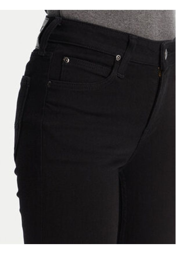 Lee Jeansy Scarlett 112365072 Czarny Skinny Fit. Kolor: czarny