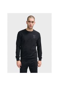 Bluza Hummel Active. Kolor: czarny. Materiał: materiał. Wzór: aplikacja. Sport: fitness #1