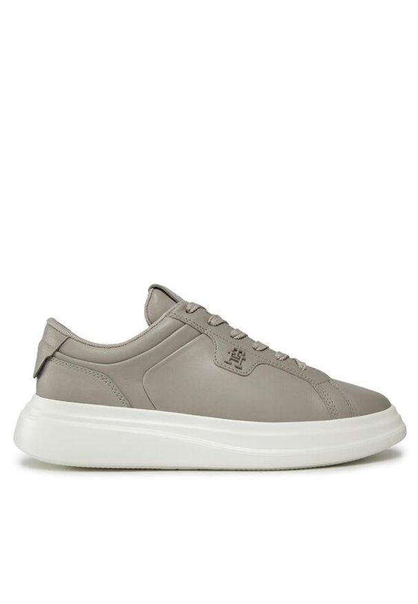 TOMMY HILFIGER - Tommy Hilfiger Sneakersy Pointy Court Sneaker FW0FW07460 Beżowy. Kolor: beżowy