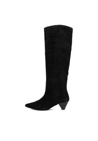 Badura Kozaki EO-APRIL-123433 Czarny. Kolor: czarny. Materiał: zamsz, skóra #2