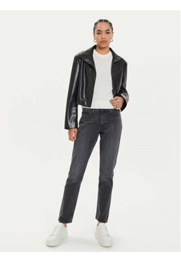 Lee Jeansy Rider 112341336 Czarny Slim Fit. Kolor: czarny