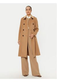 MAX&Co. Płaszcz wełniany 2516011031200 Brązowy Regular Fit. Kolor: brązowy. Materiał: wełna #3
