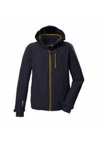 Kurtka narciarska z kapturem Killtec KSW 24. Typ kołnierza: kaptur. Kolor: żółty, niebieski, wielokolorowy. Sezon: zima. Sport: narciarstwo #1
