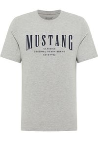 Męski T-Shirt Mustang Style Alex Mid Grey Mélange 1017336 4140 #1