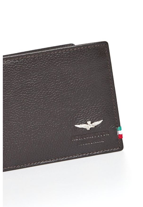 Aeronautica Militare - Portfel męski skórzany AERONAUTICA MILITARE. Materiał: skóra