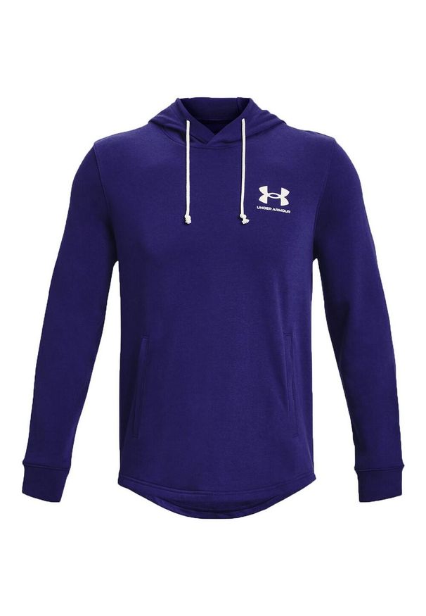 Under Armour - Męska Bluza Z Kapturem Rival Terry. Typ kołnierza: kaptur. Kolor: niebieski