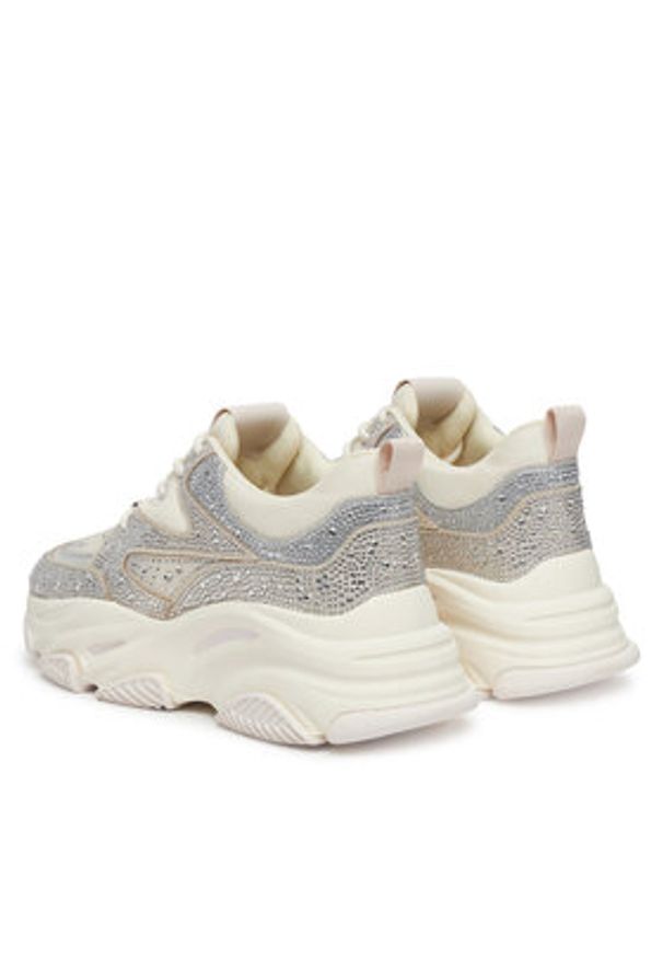 Steve Madden Sneakersy Privy SM19000082 Srebrny. Kolor: srebrny. Materiał: materiał