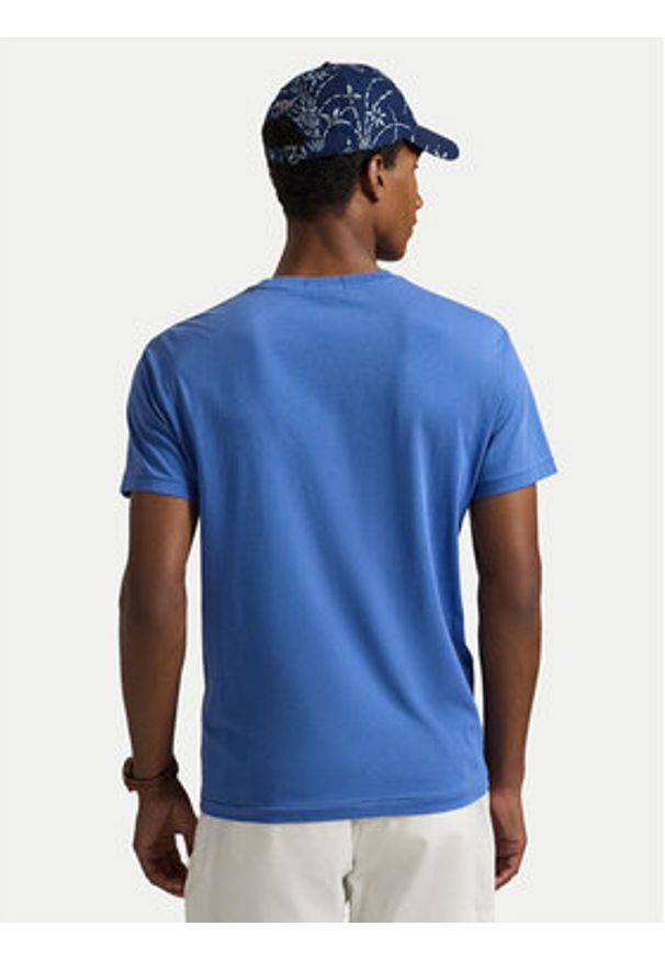 Polo Ralph Lauren T-Shirt 710958193001 Niebieski Regular Fit. Typ kołnierza: polo. Kolor: niebieski. Materiał: bawełna