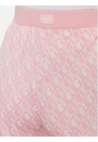 Guess Spodnie materiałowe V4RB11 KC2X2 Różowy Straight Leg. Kolor: różowy. Materiał: syntetyk #4