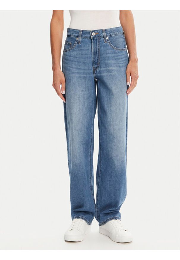 Levi's® Jeansy Dad A3494-0057 Niebieski Baggy Fit. Kolor: niebieski
