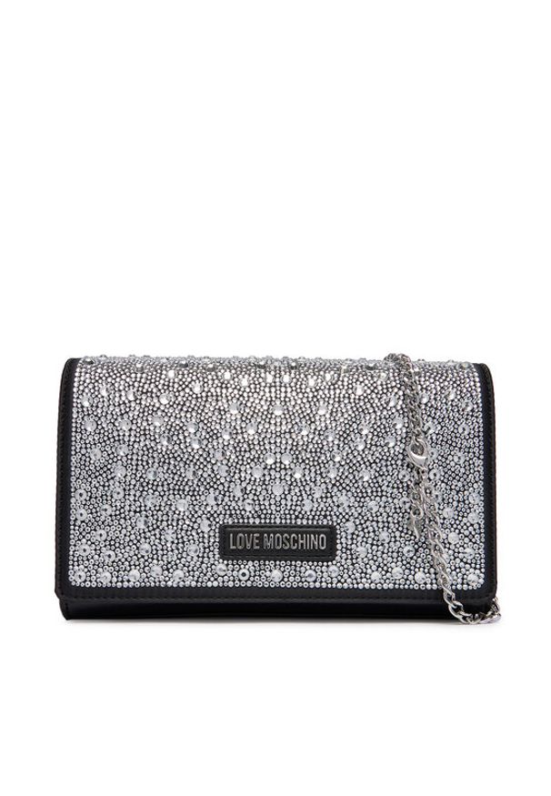 Love Moschino - LOVE MOSCHINO Torebka JC4168PP1OLW100A Czarny. Kolor: czarny. Materiał: skórzane