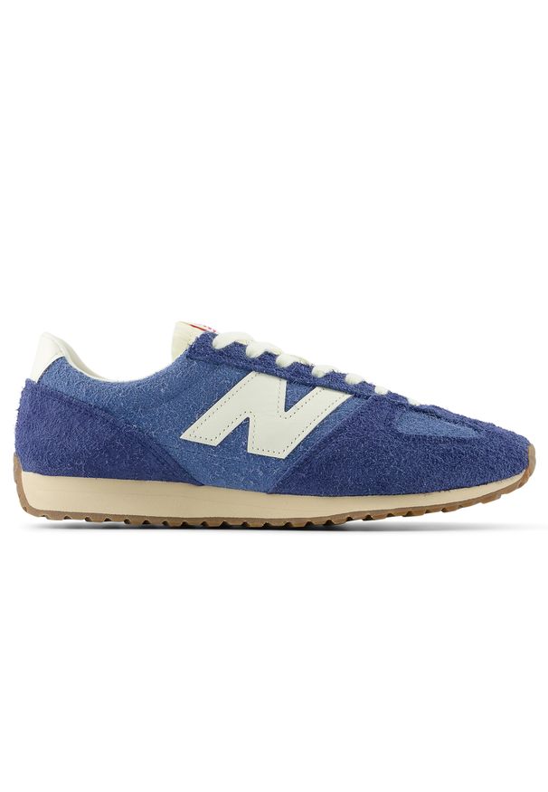 Buty unisex New Balance U471PSB – niebieskie. Kolor: niebieski. Materiał: zamsz, materiał, syntetyk. Szerokość cholewki: normalna. Wzór: jodełka. Sezon: lato