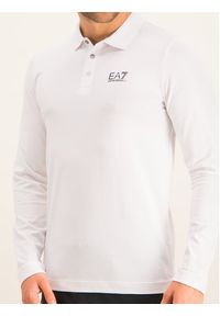 EA7 Emporio Armani Polo 8NPF05 PJM5Z 1100 Biały Regular Fit. Typ kołnierza: polo. Kolor: biały. Materiał: bawełna #6