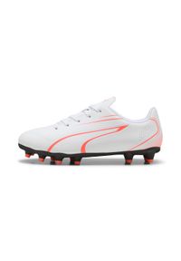 Dziecięce buty piłkarskie Puma Vitoria FG/AG. Kolor: czerwony, biały, wielokolorowy. Sport: piłka nożna