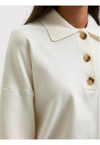 Selected Femme Sweter Cassi 16083225 Biały Relaxed Fit. Kolor: biały. Materiał: wiskoza #4