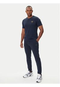 Aeronautica Militare T-Shirt 252TS1580UJ00372 Granatowy Regular Fit. Kolor: niebieski. Materiał: bawełna