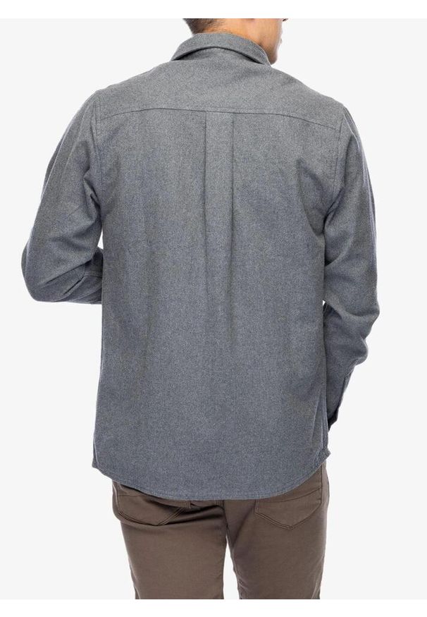 KAVU - Koszula turystyczna męska Kavu Trappers Peak. Okazja: na co dzień. Kolor: szary. Styl: casual