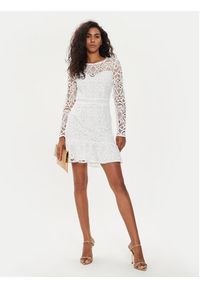 Morgan Sukienka koktajlowa 241-RILLE Biały Regular Fit. Kolor: biały. Materiał: syntetyk. Styl: wizytowy #3