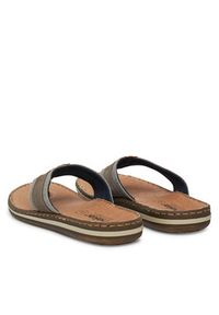 Rieker Japonki CEO-21095-42 Beżowy ciemny. Kolor: beżowy. Materiał: materiał #7