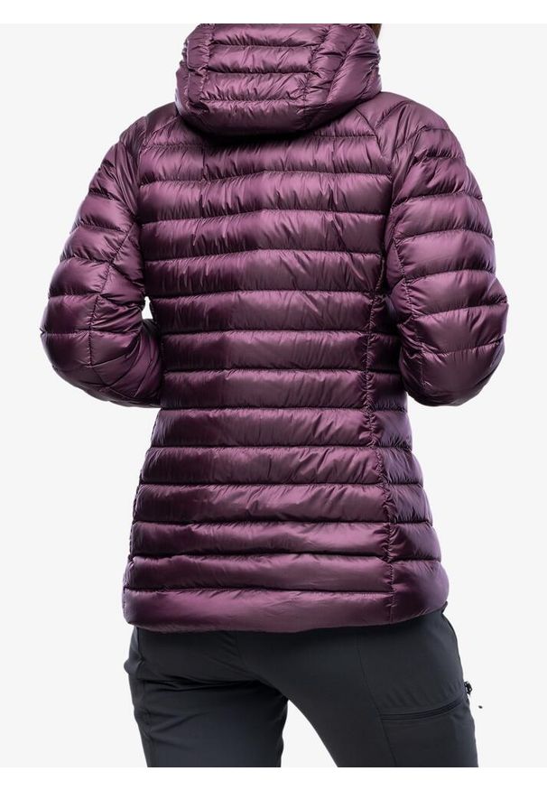 Kurtka puchowa damska Montane Anti-Freeze Hoodie. Typ kołnierza: kaptur. Kolor: fioletowy, wielokolorowy, niebieski. Materiał: puch. Sezon: zima