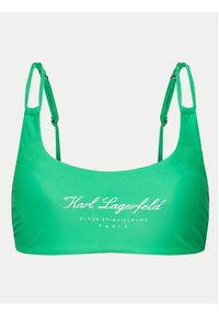 Karl Lagerfeld - KARL LAGERFELD Góra od bikini 241W2205 Zielony. Kolor: zielony. Materiał: syntetyk #3