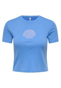 only - ONLY T-Shirt Kira 15346419 Niebieski Regular Fit. Kolor: niebieski. Materiał: bawełna #6