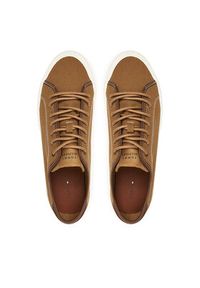 TOMMY HILFIGER - Tommy Hilfiger Tenisówki Hi Vulc Street Canvas FM0FM05515 Brązowy. Kolor: brązowy. Materiał: materiał. Styl: street