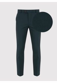 Pako Lorente - PAKO LORENTE – Wełniane zielone spodnie garniturowe. Kolor: zielony. Materiał: wełna. Styl: elegancki