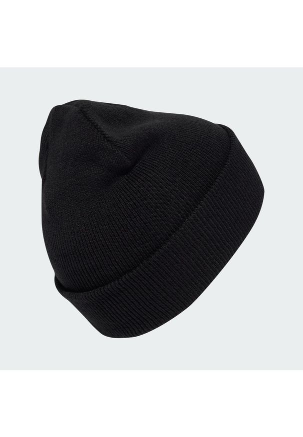 Adidas - Czapka New Logo Beanie Cuff. Kolor: biały, wielokolorowy, czarny. Styl: casual