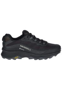 Buty trekkingowe męskie Merrell Moab Speed Gtx. Kolor: czarny. Materiał: syntetyk, materiał. Szerokość cholewki: normalna