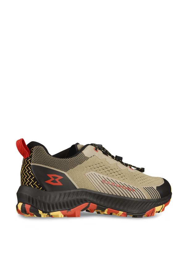 Buty trekkingowe męskie Garmont 9.81 Pulse. Kolor: beżowy, czarny, wielokolorowy. Materiał: materiał, syntetyk. Szerokość cholewki: normalna. Styl: sportowy. Sport: turystyka piesza